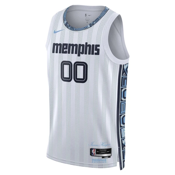Maglia Memphis Grizzlies Personalizzata City Edition 2025-26 Swingman Grigio - Uomo