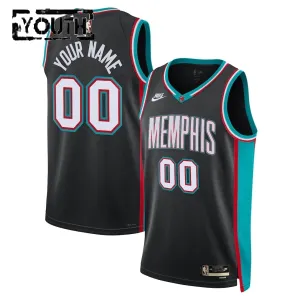 Maglia Memphis Grizzlies Personalizzata Classic Edition 2025-26 Swingman Nero - Bambino