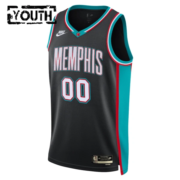 Maglia Memphis Grizzlies Personalizzata Classic Edition 2025-26 Swingman Nero - Bambino