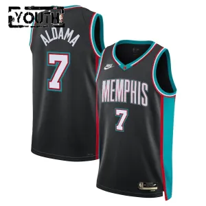 Maglia Memphis Grizzlies Santi Aldama Classic Edition 2025-26 Swingman Nero - Bambino