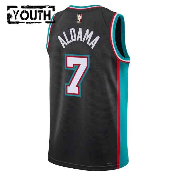 Maglia Memphis Grizzlies Santi Aldama Classic Edition 2025-26 Swingman Nero - Bambino