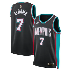 Maglia Memphis Grizzlies Santi Aldama Classic Edition 2025-26 Swingman Nero - Uomo