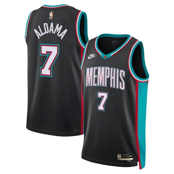Maglia Memphis Grizzlies Santi Aldama Classic Edition 2025-26 Swingman Nero - Uomo