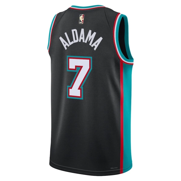 Maglia Memphis Grizzlies Santi Aldama Classic Edition 2025-26 Swingman Nero - Uomo