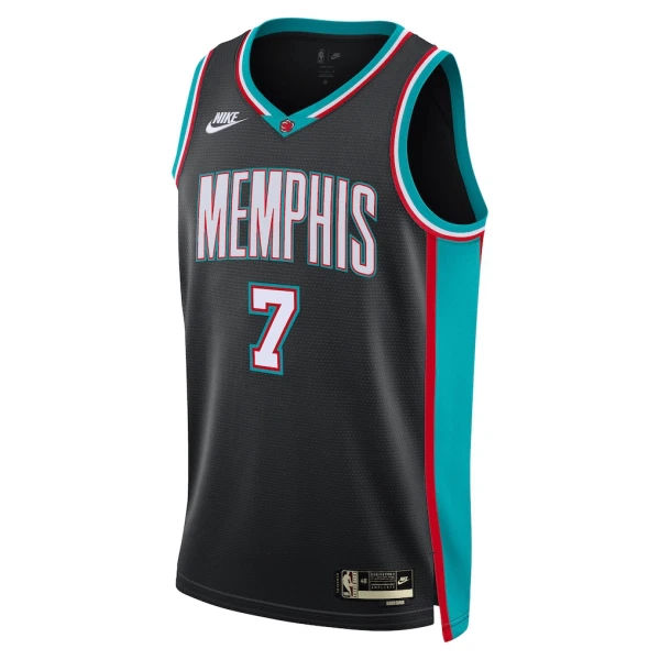 Maglia Memphis Grizzlies Santi Aldama Classic Edition 2025-26 Swingman Nero - Uomo