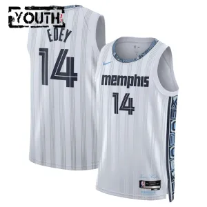 Maglia Memphis Grizzlies Zach Edey City Edition 2025-26 Swingman Grigio - Bambino