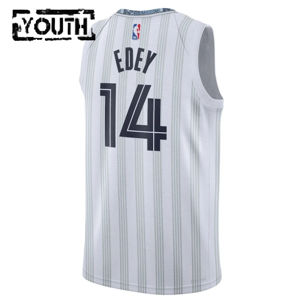 Maglia Memphis Grizzlies Zach Edey City Edition 2025-26 Swingman Grigio - Bambino
