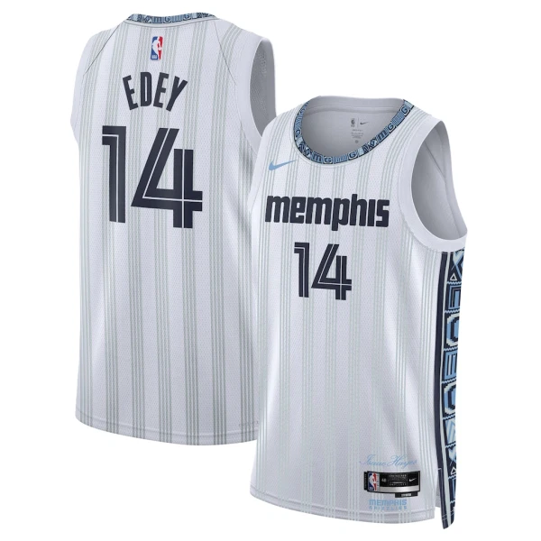 Maglia Memphis Grizzlies Zach Edey City Edition 2025-26 Swingman Grigio - Uomo Maglia Memphis Grizzlies Zach Edey City Edition 2025-26 Swingman Grigio - Uomo