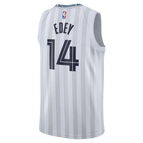 Maglia Memphis Grizzlies Zach Edey City Edition 2025-26 Swingman Grigio - Uomo