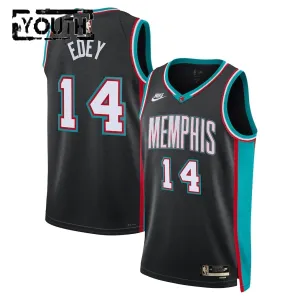 Maglia Memphis Grizzlies Zach Edey Classic Edition 2025-26 Swingman Nero - Bambino