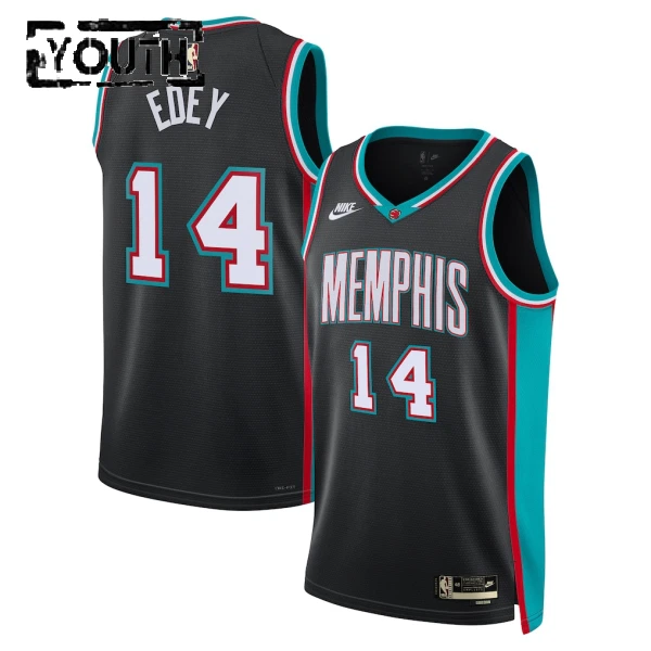 Maglia Memphis Grizzlies Zach Edey Classic Edition 2025-26 Swingman Nero - Bambino