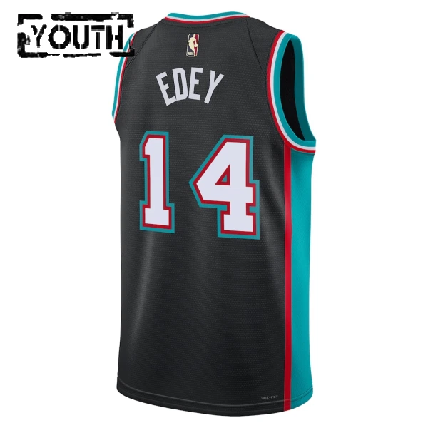 Maglia Memphis Grizzlies Zach Edey Classic Edition 2025-26 Swingman Nero - Bambino