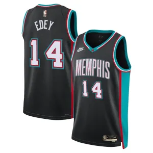 Maglia Memphis Grizzlies Zach Edey Classic Edition 2025-26 Swingman Nero - Uomo