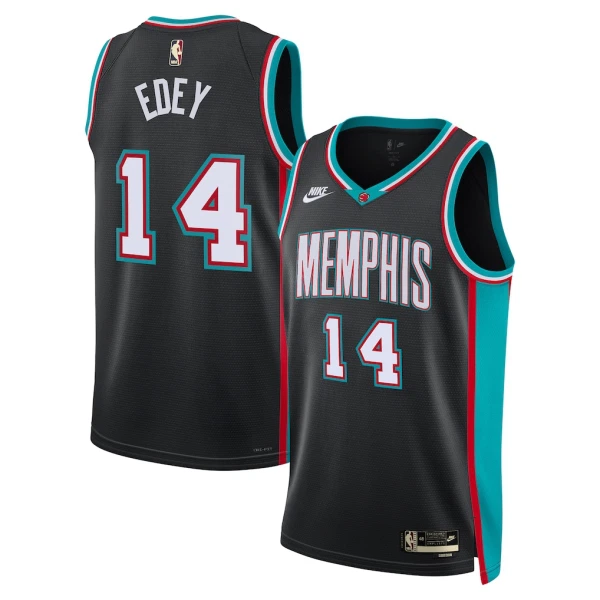 Maglia Memphis Grizzlies Zach Edey Classic Edition 2025-26 Swingman Nero - Uomo