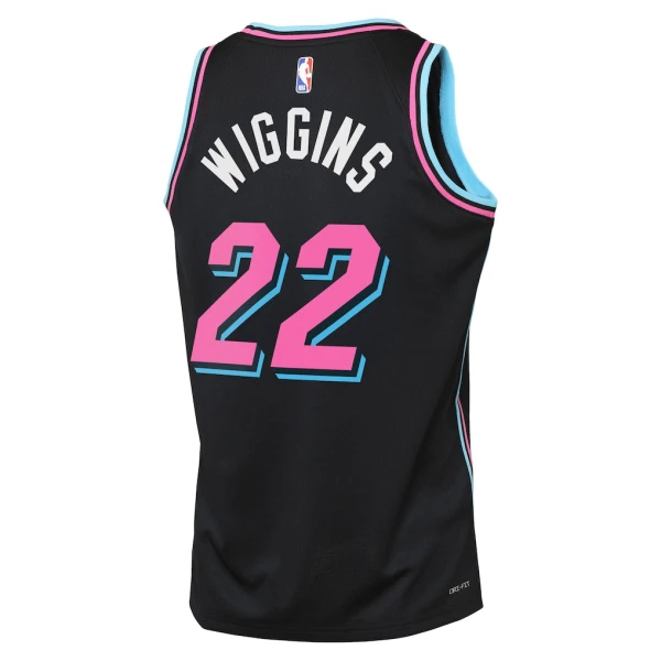 Maglia Miami Heat Andrew Wiggins City Edition 2025-26 Swingman Nero - Uomo