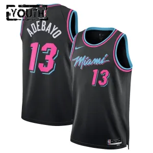 Maglia Miami Heat Bam Adebayo City Edition 2025-26 Swingman Nero - Bambino