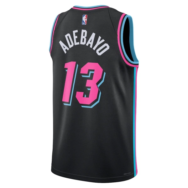 Maglia Miami Heat Bam Adebayo City Edition 2025-26 Swingman Nero - Uomo