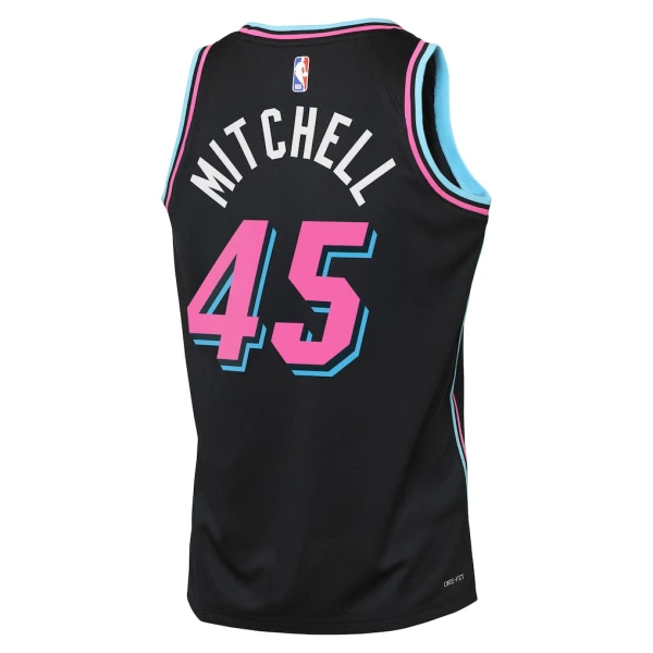 Maglia Miami Heat Davion Mitchell City Edition 2025-26 Swingman Nero - Uomo