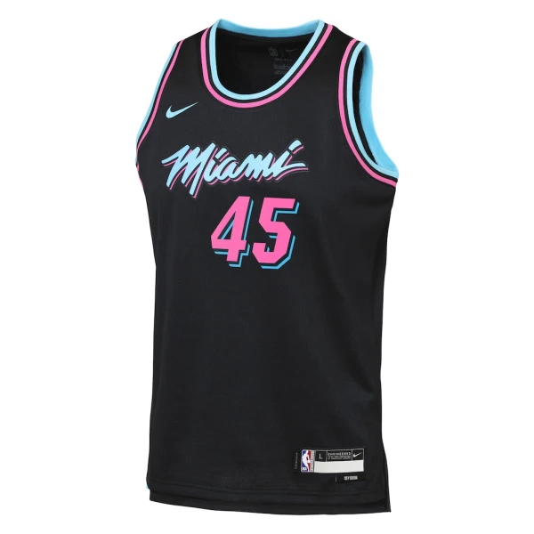 Maglia Miami Heat Davion Mitchell City Edition 2025-26 Swingman Nero - Uomo