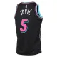 Maglia Miami Heat Nikola Jovic City Edition 2025-26 Swingman Nero - Uomo