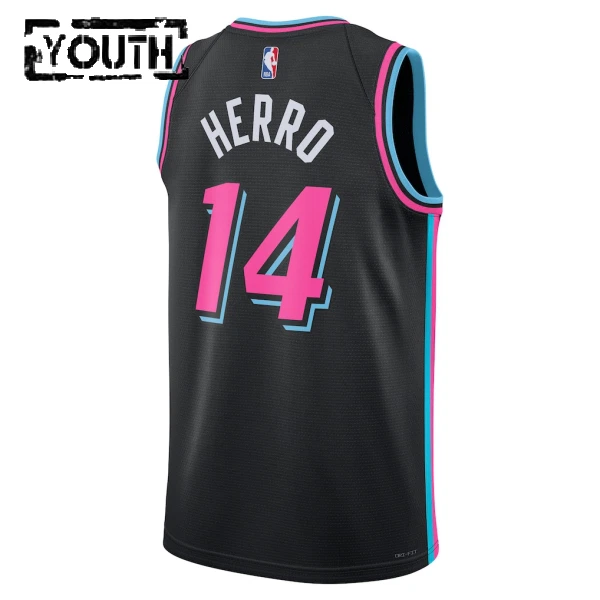 Maglia Miami Heat Tyler Herro City Edition 2025-26 Swingman Nero - Bambino