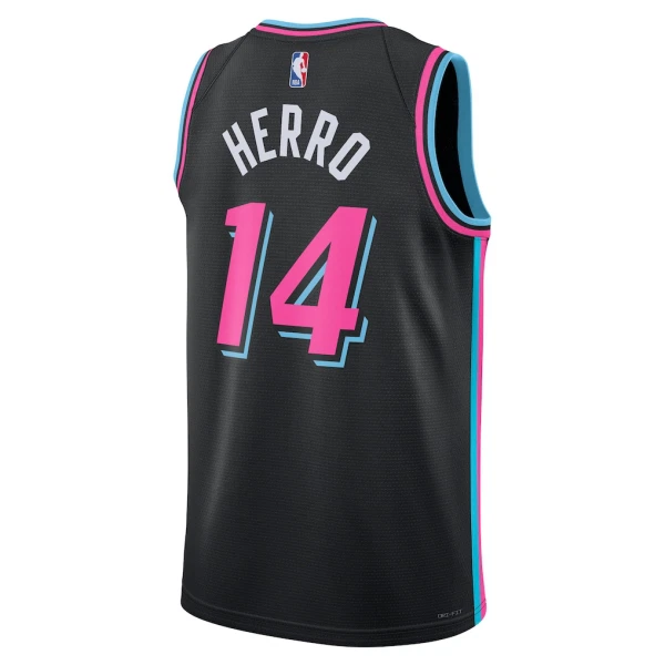 Maglia Miami Heat Tyler Herro City Edition 2025-26 Swingman Nero - Uomo