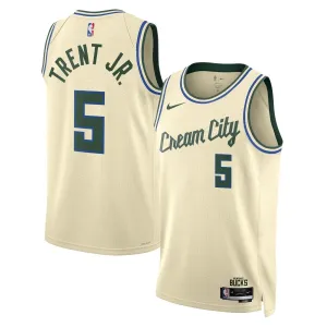 Maglia Milwaukee Bucks Gary Trent JR City Edition 2025-26 Swingman Bianco - Uomo