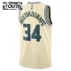 Maglia Milwaukee Bucks Giannis Antetokounmpo City Edition 2025-26 Swingman Bianco - Bambino