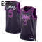 Maglia Minnesota Timberwolves Anthony Edwards City Edition 2025-26 Swingman Nero - Bambino