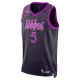 Maglia Minnesota Timberwolves Anthony Edwards City Edition 2025-26 Swingman Nero - Uomo