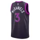 Maglia Minnesota Timberwolves Jaden Mcdaniels City Edition 2025-26 Swingman Nero - Uomo