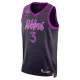 Maglia Minnesota Timberwolves Jaden Mcdaniels City Edition 2025-26 Swingman Nero - Uomo
