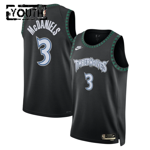 Maglia Minnesota Timberwolves Jaden Mcdaniels Classic Edition 2025-26 Swingman Nero - Bambino
