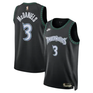 Maglia Minnesota Timberwolves Jaden Mcdaniels Classic Edition 2025-26 Swingman Nero - Uomo