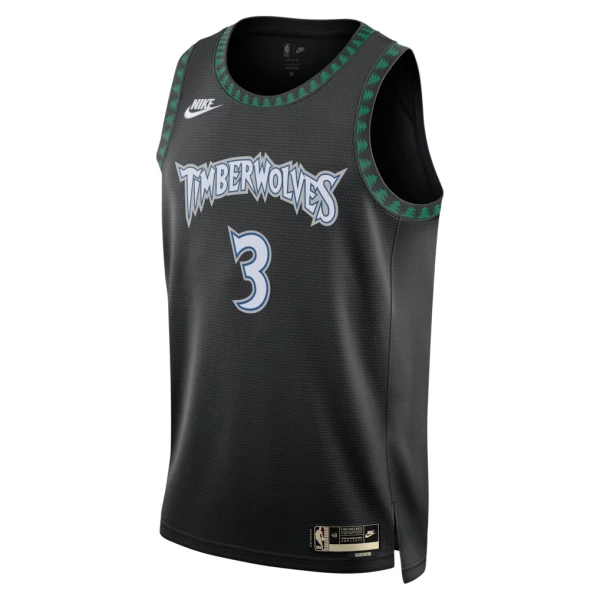 Maglia Minnesota Timberwolves Jaden Mcdaniels Classic Edition 2025-26 Swingman Nero - Uomo