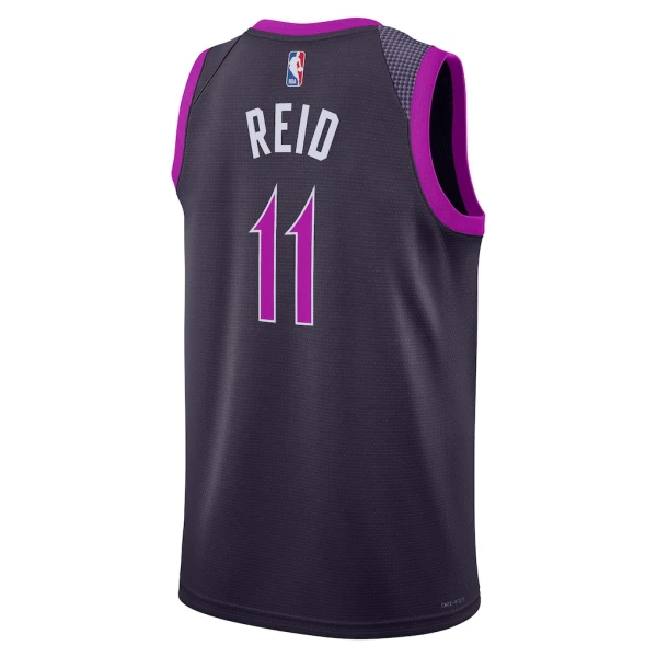 Maglia Minnesota Timberwolves Naz Reid City Edition 2025-26 Swingman Nero - Uomo