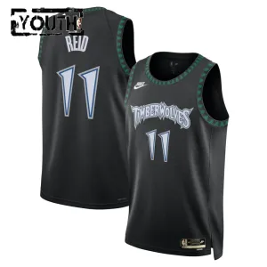 Maglia Minnesota Timberwolves Naz Reid Classic Edition 2025-26 Swingman Nero - Bambino