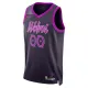 Maglia Minnesota Timberwolves Personalizzata City Edition 2025-26 Swingman Nero - Uomo