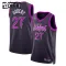 Maglia Minnesota Timberwolves Rudy Gobert City Edition 2025-26 Swingman Nero - Bambino