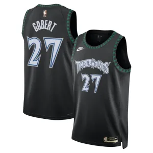 Maglia Minnesota Timberwolves Rudy Gobert Classic Edition 2025-26 Swingman Nero - Uomo