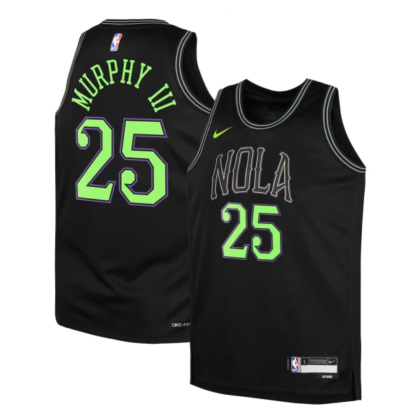 Maglia New Orleans Pelicans Trey Murphy III City Edition 2025-26 Swingman Nero - Uomo