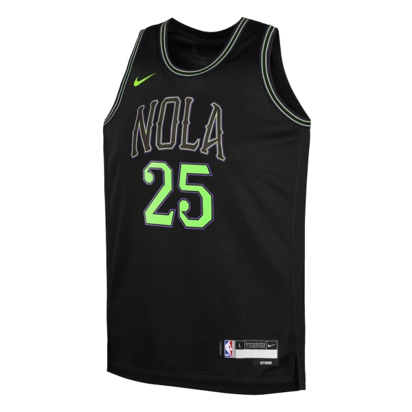 Maglia New Orleans Pelicans Trey Murphy III City Edition 2025-26 Swingman Nero - Uomo