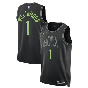 Maglia New Orleans Pelicans Zion Williamson City Edition 2025-26 Swingman Nero - Uomo
