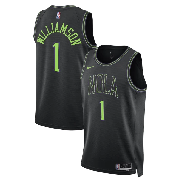 Maglia New Orleans Pelicans Zion Williamson City Edition 2025-26 Swingman Nero - Uomo
