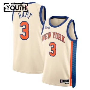 Maglia New York Knicks Josh Hart City Edition 2025-26 Swingman Bianco - Bambino