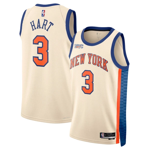 Maglia New York Knicks Josh Hart City Edition 2025-26 Swingman Bianco - Uomo