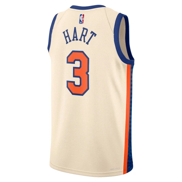Maglia New York Knicks Josh Hart City Edition 2025-26 Swingman Bianco - Uomo