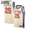 Maglia New York Knicks Mikal Bridges City Edition 2025-26 Swingman Bianco - Bambino