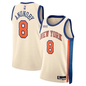 Maglia New York Knicks Og Anunoby City Edition 2025-26 Swingman Bianco - Uomo
