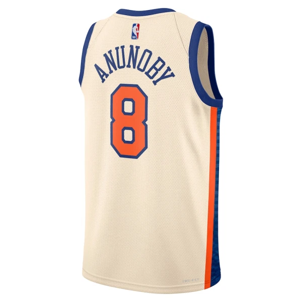 Maglia New York Knicks Og Anunoby City Edition 2025-26 Swingman Bianco - Uomo
